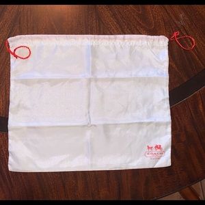 Coach dust bag, never used.